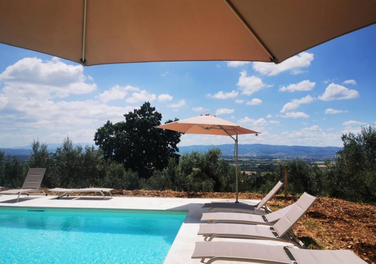 Agriturismo Villa Val D'Olivi Capodacqua  エクステリア 写真